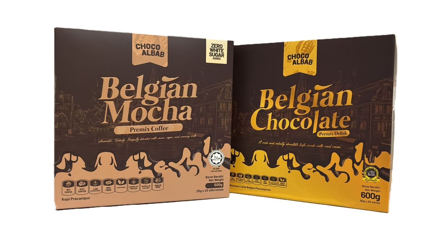 Belgian Mocha Drink - Tester Pack 3 Sachets (25gram)