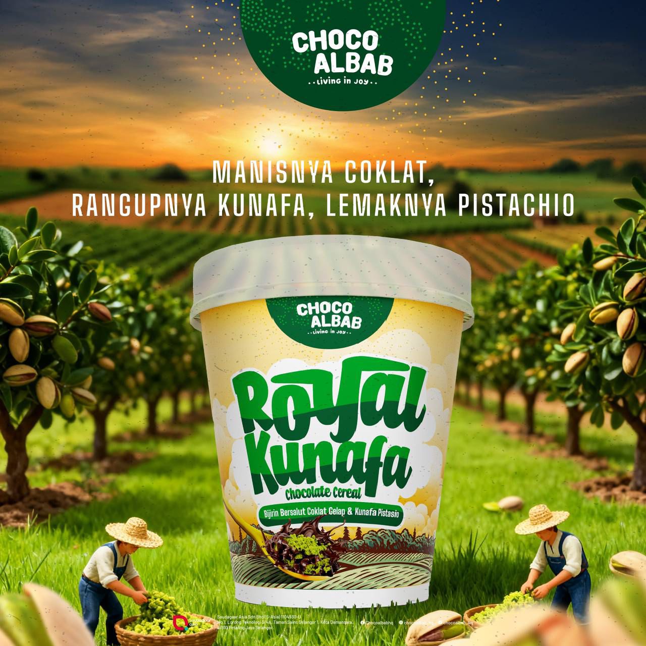Royal Kunafa Chocolate Tub - 90gm