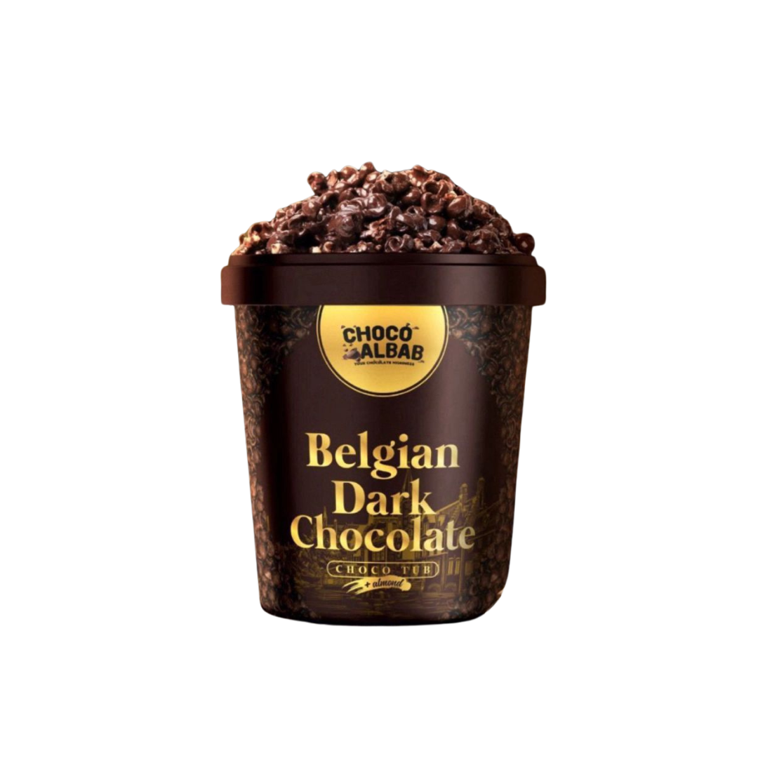 Premium Belgian Dark Chocolate ChocoTub - 260gram