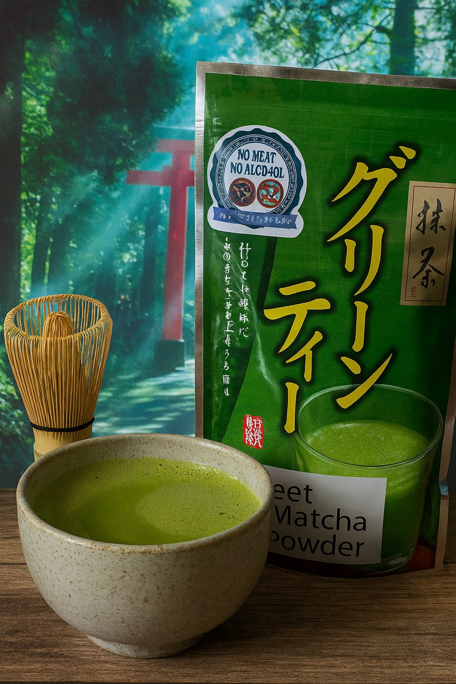 Strong Sweet Matcha Powder – 200g (18-20 cups est.)