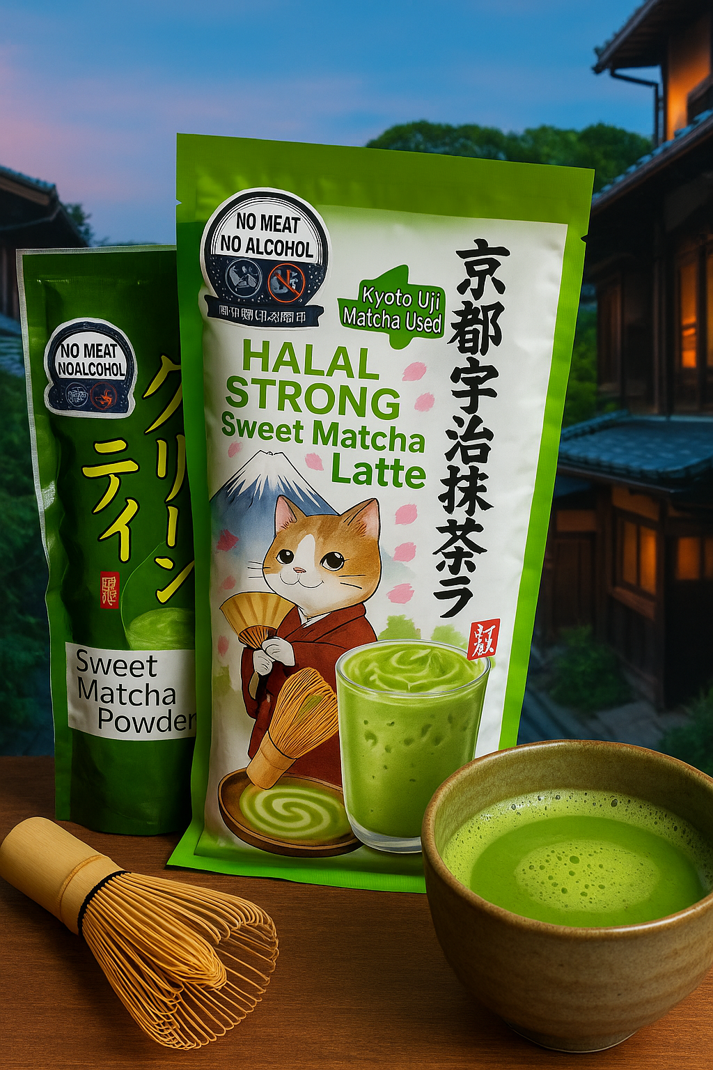 Strong Sweet Matcha Powder – 200g (18-20 cups est.)