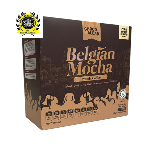 Belgian Mocha Drink - Tester Pack 3 Sachets (25gram)