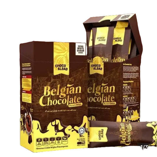 Belgian Chocolate Drink - Mini 7 Sachets l 210gram