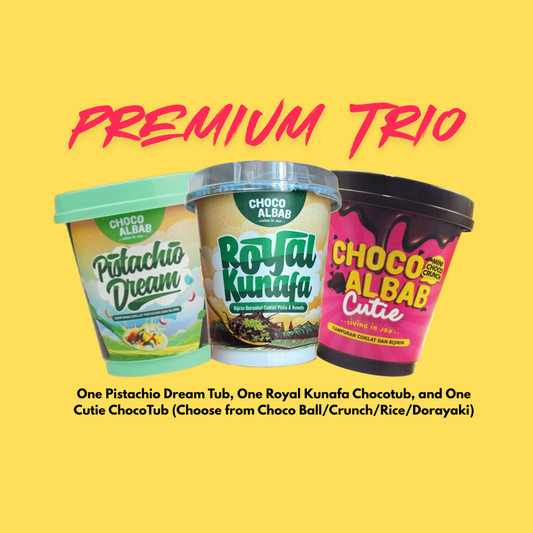 Premium Trio - Pistachio x Kunafa Set