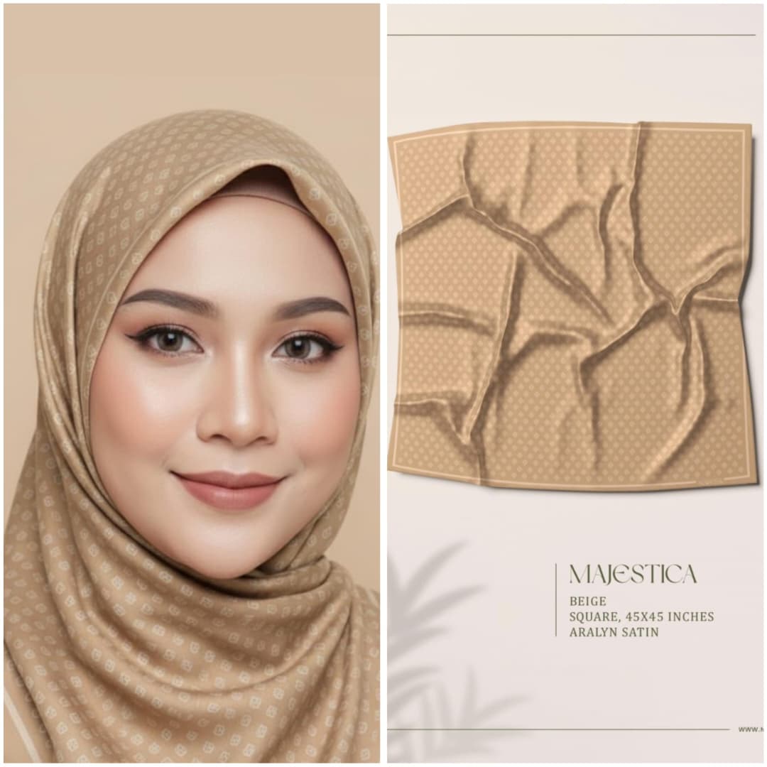 Nafesa Mesquita Square Shawl Hijab