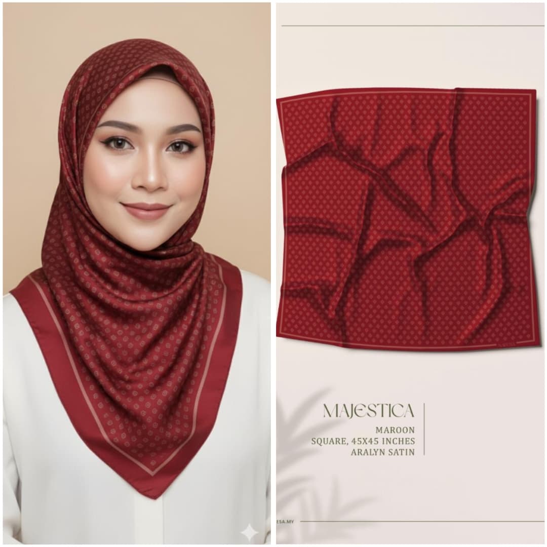 Nafesa Mesquita Square Shawl Hijab